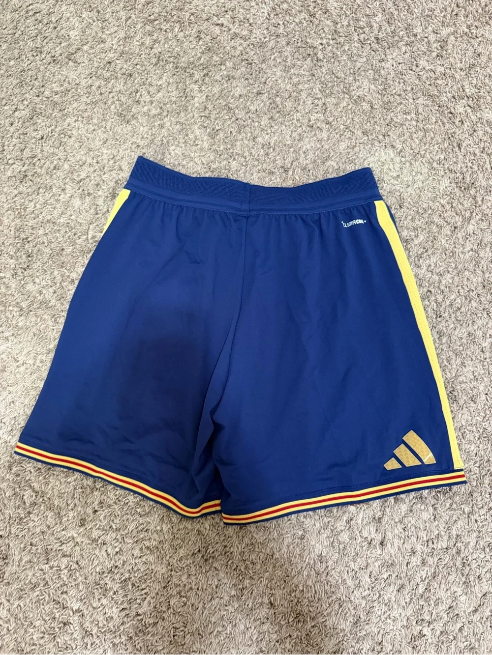 ADIDAS REAL SALT LAKE MLS SOCCER HOME AUTHENTIC SHORTS SIZE LARGE (JL8453)